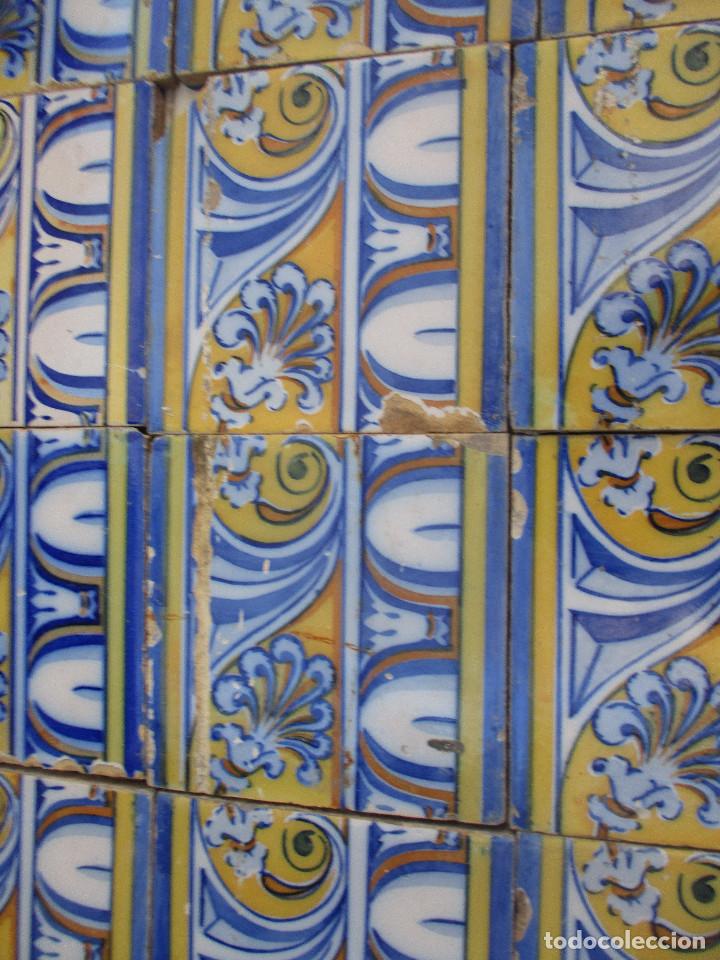 Antig&uuml;edades: Lote de azulejos siglo XIX - Foto 4