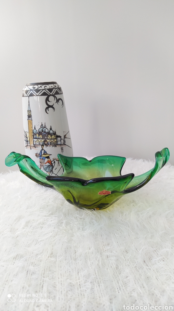 Antig&uuml;edades: Centro de cristal Murano - Foto 3