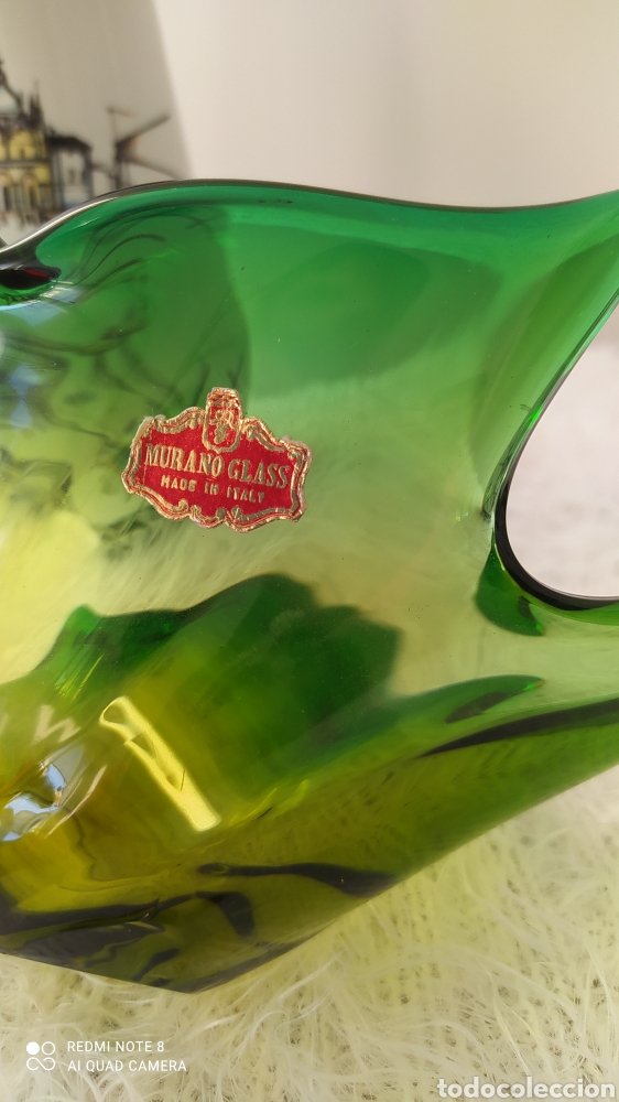 Antig&uuml;edades: Centro de cristal Murano - Foto 4