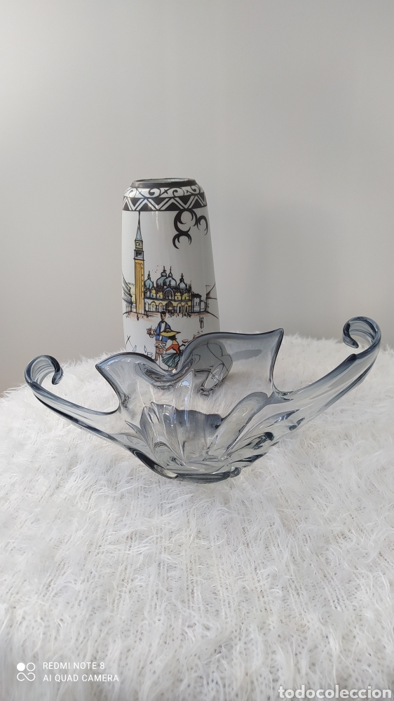 Antig&uuml;edades: Centro de cristal Murano Glass. - Foto 5
