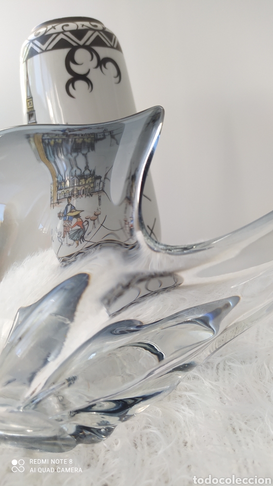Antig&uuml;edades: Centro de cristal Murano Glass. - Foto 6