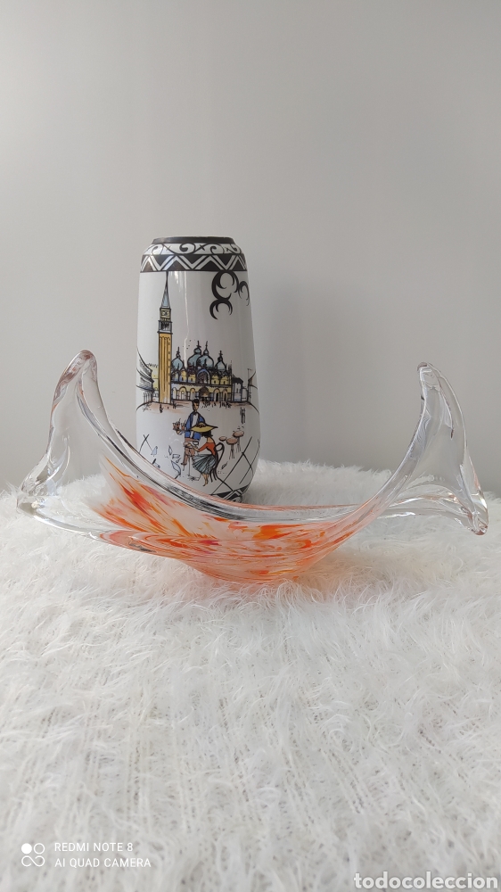 Antig&uuml;edades: Centro de cristal Murano - Foto 2
