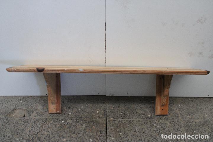 Antig&uuml;edades: repisa de madera balda de pared - Foto 4