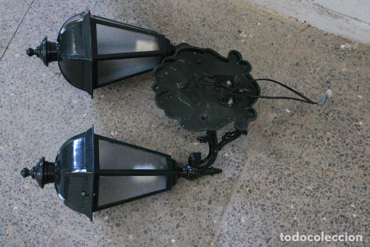Antig&uuml;edades: aplique farol doble - Foto 3
