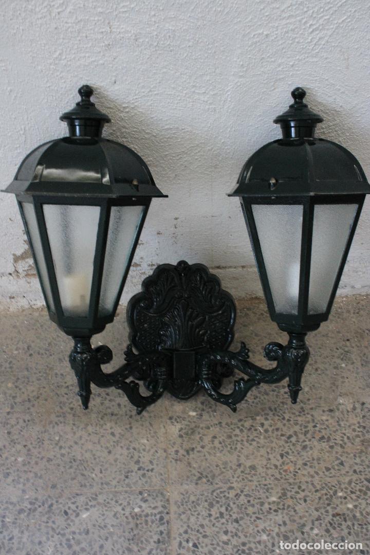 Antig&uuml;edades: aplique farol doble - Foto 4