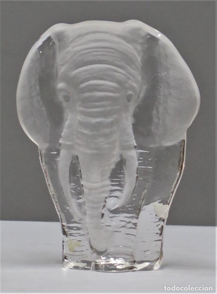 Antig&uuml;edades: ELEFANTE DE CRISTAL. MATS JONASSON - Foto 1