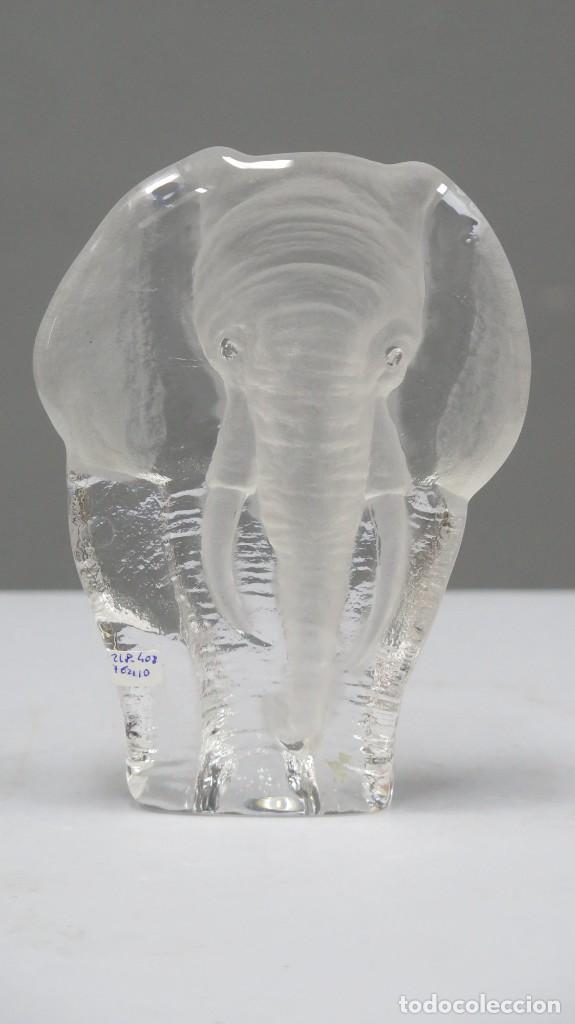 Antig&uuml;edades: ELEFANTE DE CRISTAL. MATS JONASSON - Foto 3