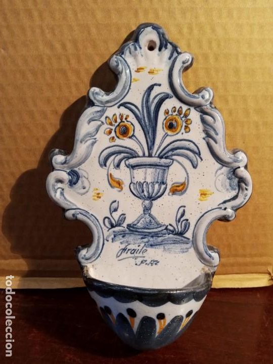 Antig&uuml;edades: BENDITERA - CERAMICA . - Foto 4