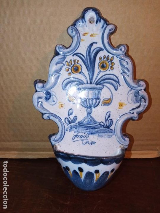 Antig&uuml;edades: BENDITERA - CERAMICA . - Foto 5