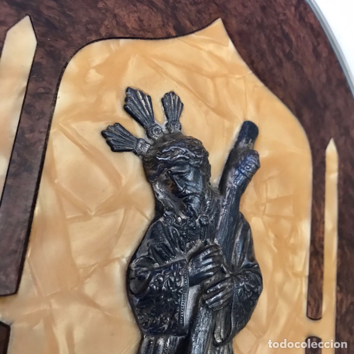 Antig&uuml;edades: SEMANA SANTA SEVILLA - ANTIGUO CUADRO DE JES&Uacute;S DEL GRAN PODER - Foto 3
