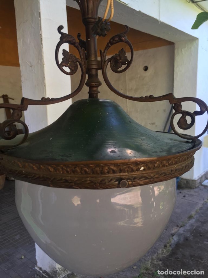 Antig&uuml;edades: ANTIGUO FAROL DE TECHO - Foto 2