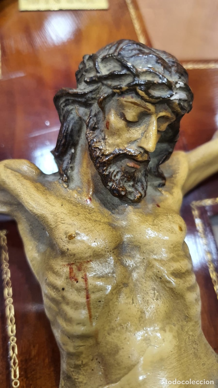 Antigüedades: Precioso Cristo crucificado antiguo - Foto 2 - 272302913