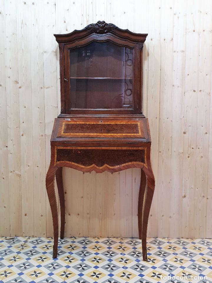 Antig&uuml;edades: VITRINA SECRETER ESTILO LUIS XV- - Foto 3