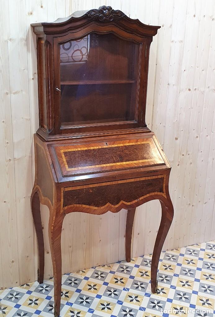 Antig&uuml;edades: VITRINA SECRETER ESTILO LUIS XV- - Foto 5
