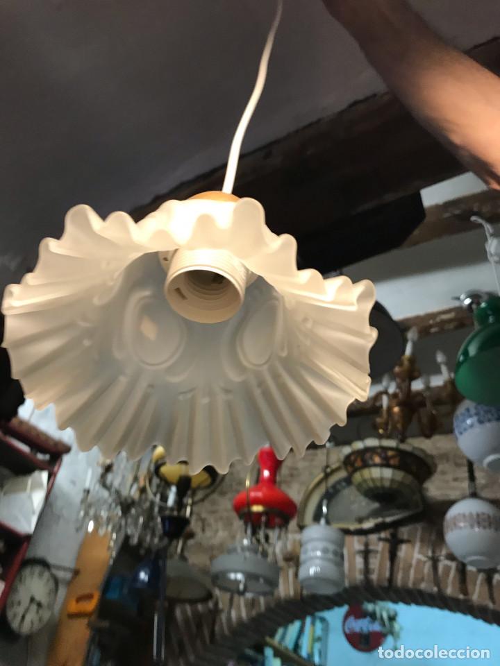Antig&uuml;edades: Tulipa de cristal vintage - Foto 8