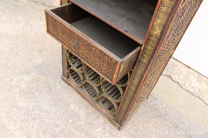 Antig&uuml;edades: mueble botellero bambu - Foto 4