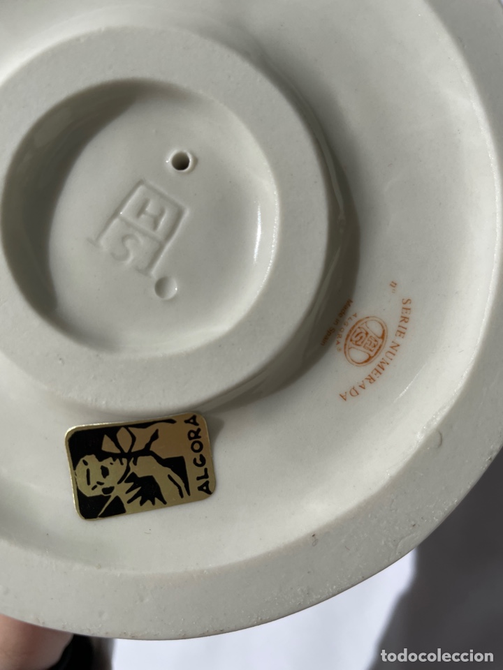 Antigüedades: Alegoría Otoño de porcelana de Algora siglo XX - Foto 7 - 272383303