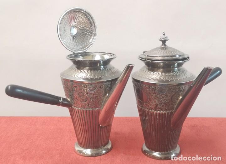 Antig&uuml;edades: Pareja de Chocolateras Antiguas - Foto 7