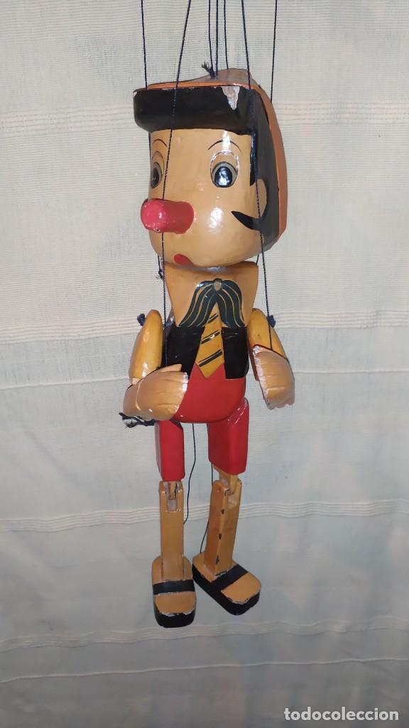 Antig&uuml;edades: Antigua Marioneta de Pinocho a&ntilde;os 50