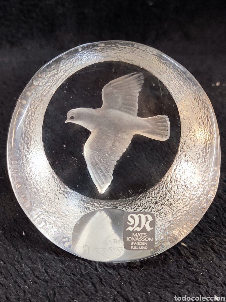 Antiquit&eacute;s: Mats janasson sweden,cristal tallado. numerado 9/84