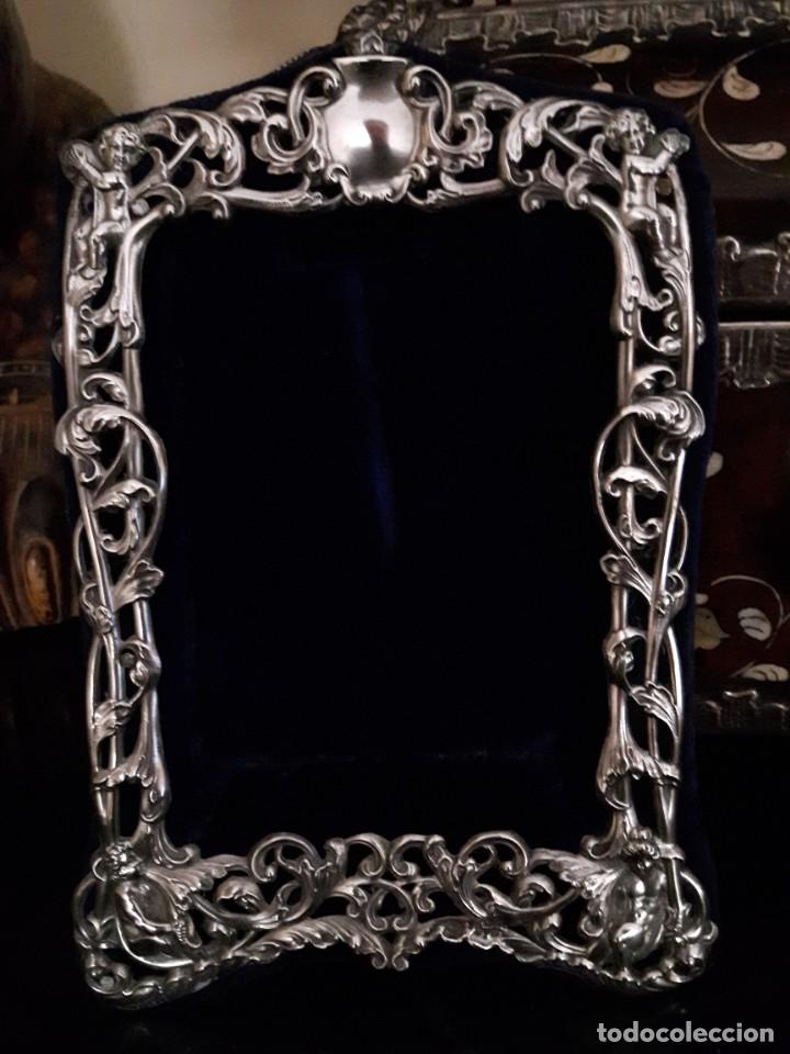 Antig&uuml;edades: PORTA RETRATO DE PLATA - Foto 18