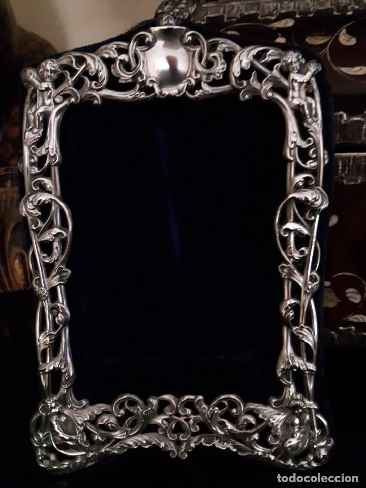 Antig&uuml;edades: PORTA RETRATO DE PLATA - Foto 19