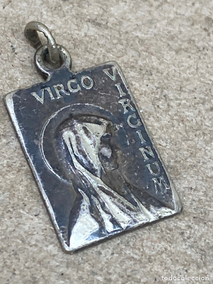 Antig&uuml;edades: Medalla de plata religiosa - Foto 1