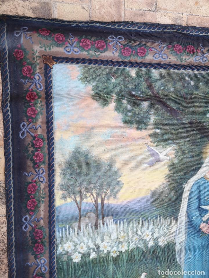 Antig&uuml;edades: ANTIGUO LIENZO TEMATICA RELIGIOSA - Foto 5