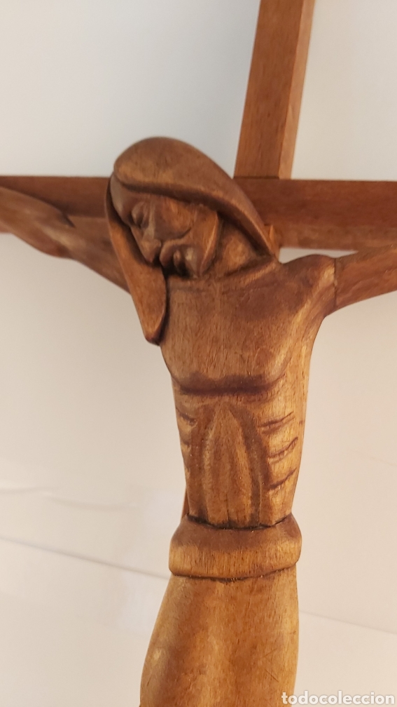 Antig&uuml;edades: CRUCIFIJO DE MADERA - Foto 4