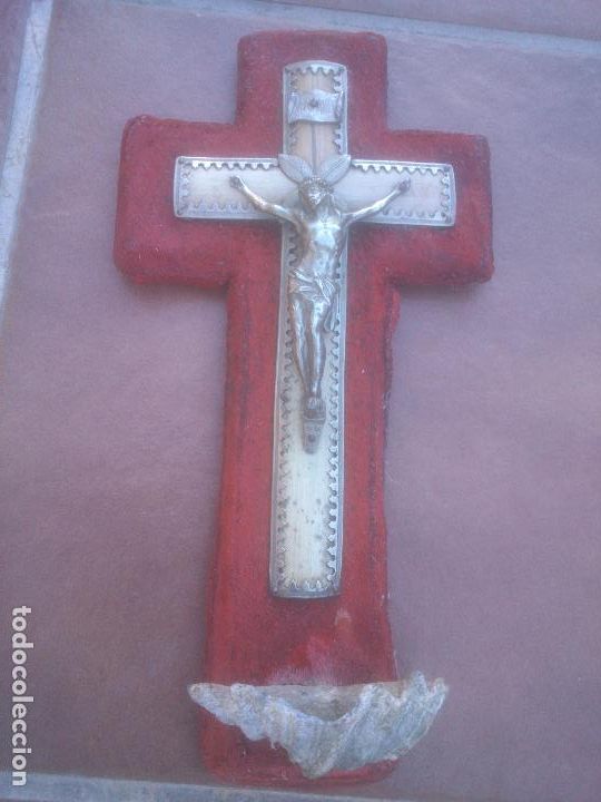 Antig&uuml;edades: ANTIGUA CRUZ BENDITERA - Foto 3