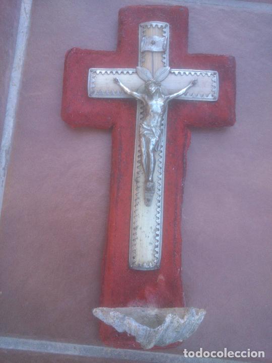 Antig&uuml;edades: ANTIGUA CRUZ BENDITERA - Foto 1