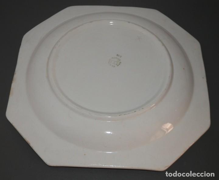 Antig&uuml;edades: ANTIGUO PLATO DE LAS CERAMICAS SAN CLAUDIO - Foto 2
