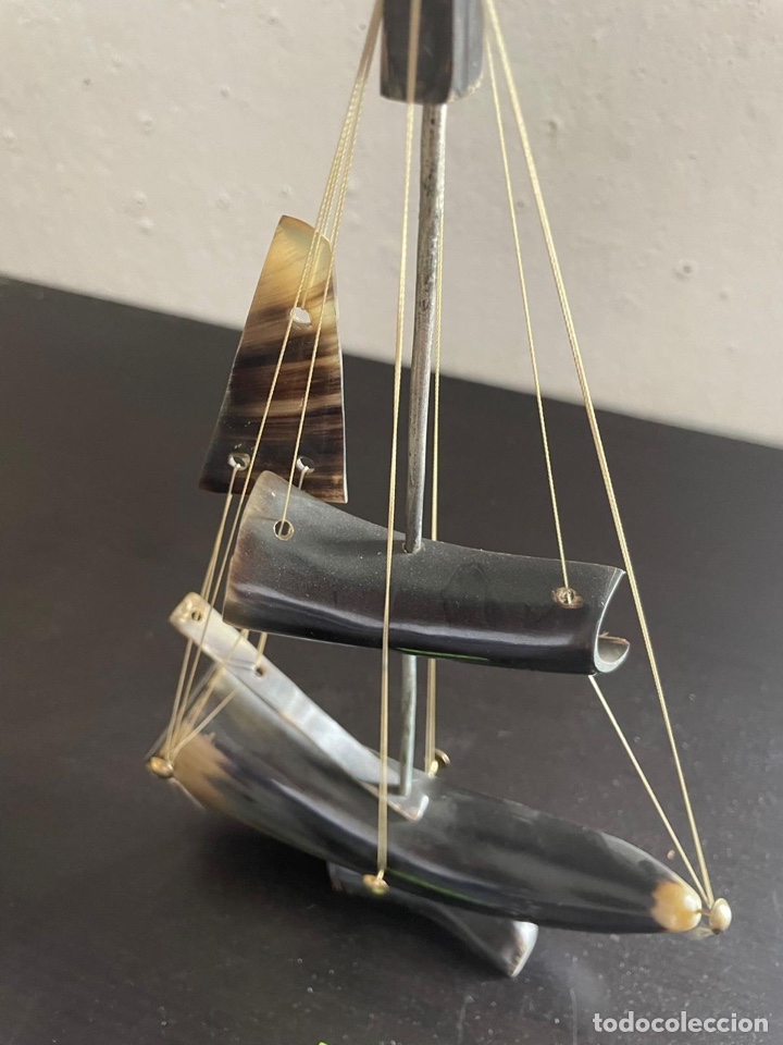 Antig&uuml;edades: Barco Velero asta de toro - Foto 2