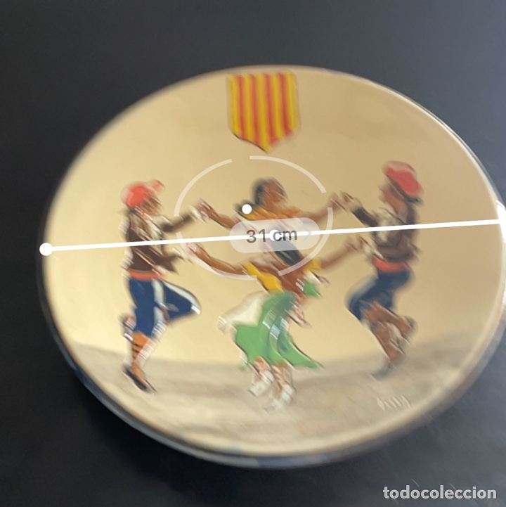 Antig&uuml;edades: Plato antiguo firmado - Foto 5