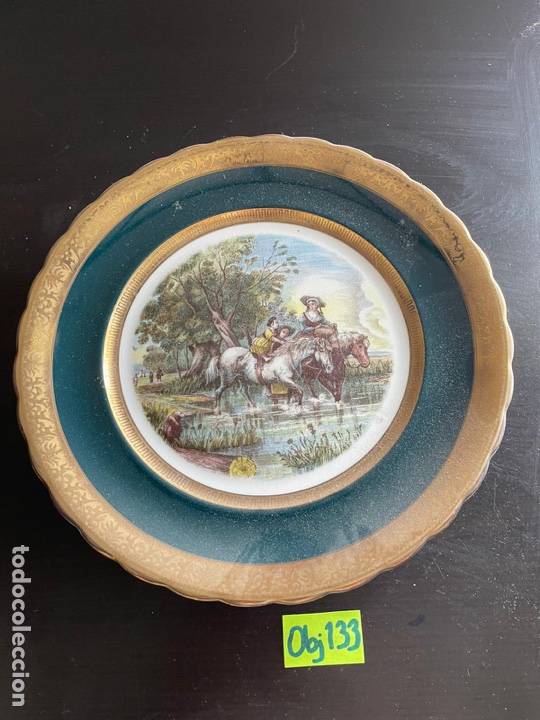 Antig&uuml;edades: Plato antiguo porcelana - Foto 1