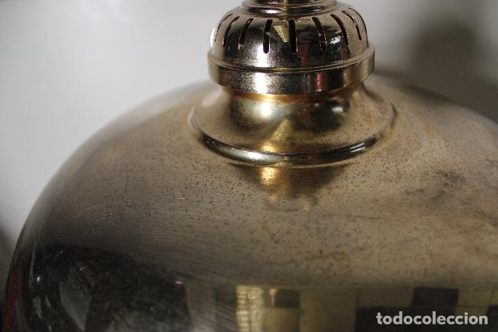 Antig&uuml;edades: lampara sobremesa metal - Foto 3