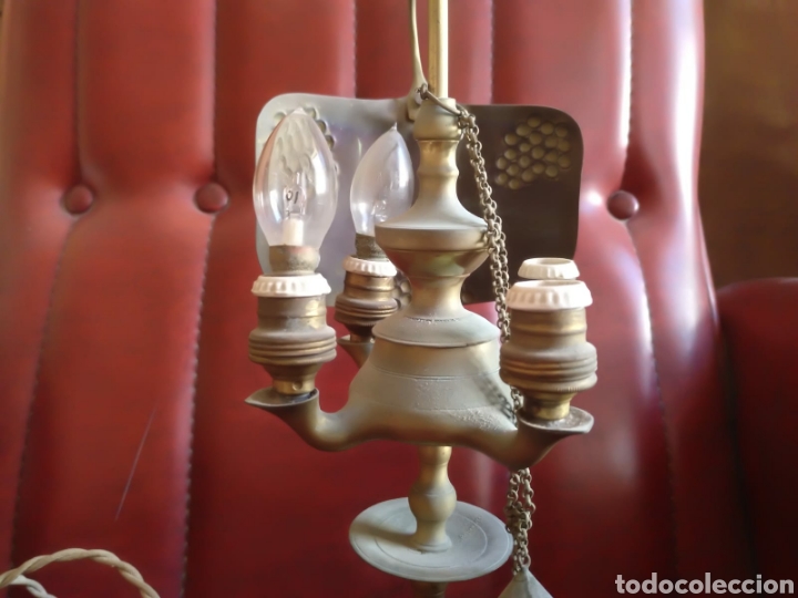 Antig&uuml;edades: ANTIGUO CANDIL ELECTRICO, FUNCIONA - Foto 8