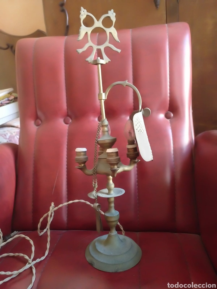 Antig&uuml;edades: ANTIGUO CANDIL ELECTRICO, FUNCIONA - Foto 3