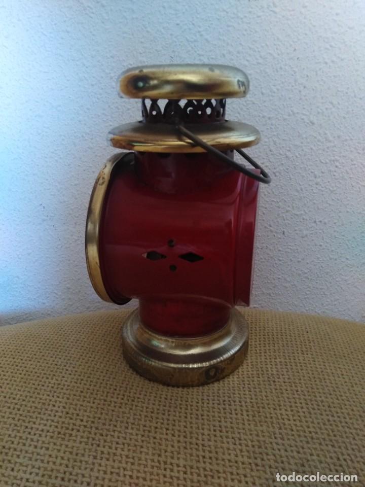 Antig&uuml;edades: Farolillo mecha antiguo - Foto 3
