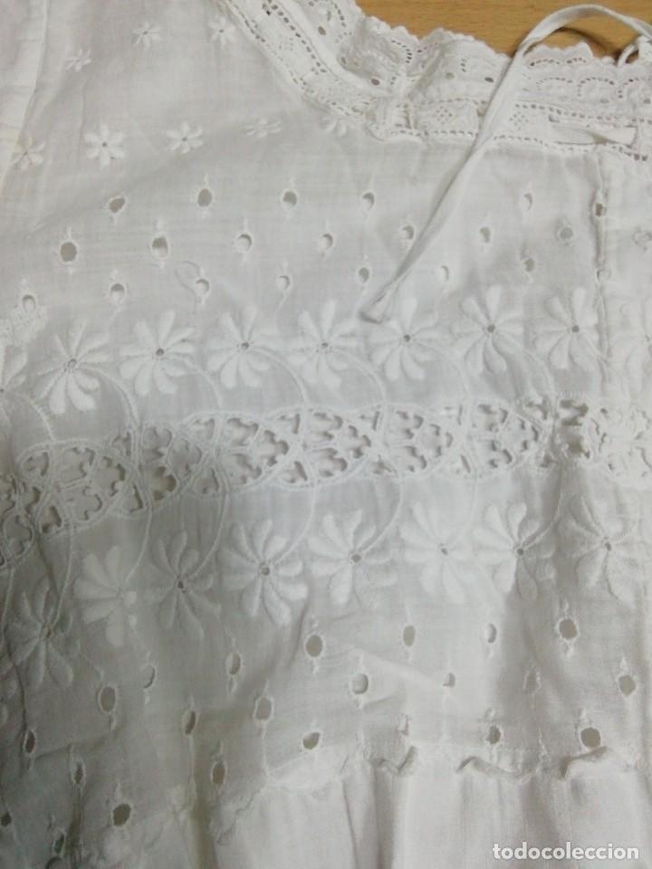 Antig&uuml;edades: *BLUSA BORDADO SUIZO. (Rf399/a) - Foto 3