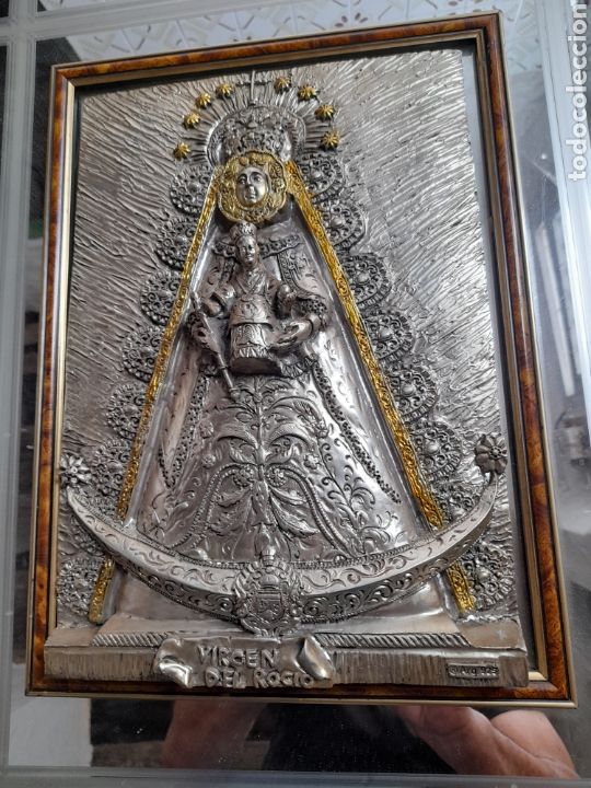 Antig&uuml;edades: Cuadro espejo ,Virgen del Rocio - Foto 3