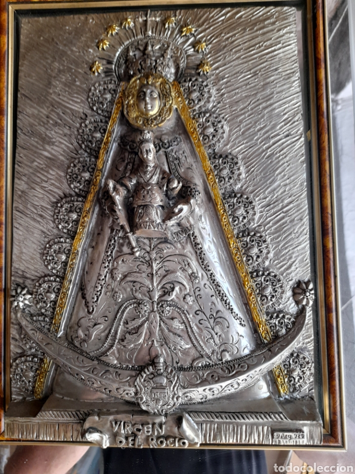 Antig&uuml;edades: Cuadro espejo ,Virgen del Rocio - Foto 5