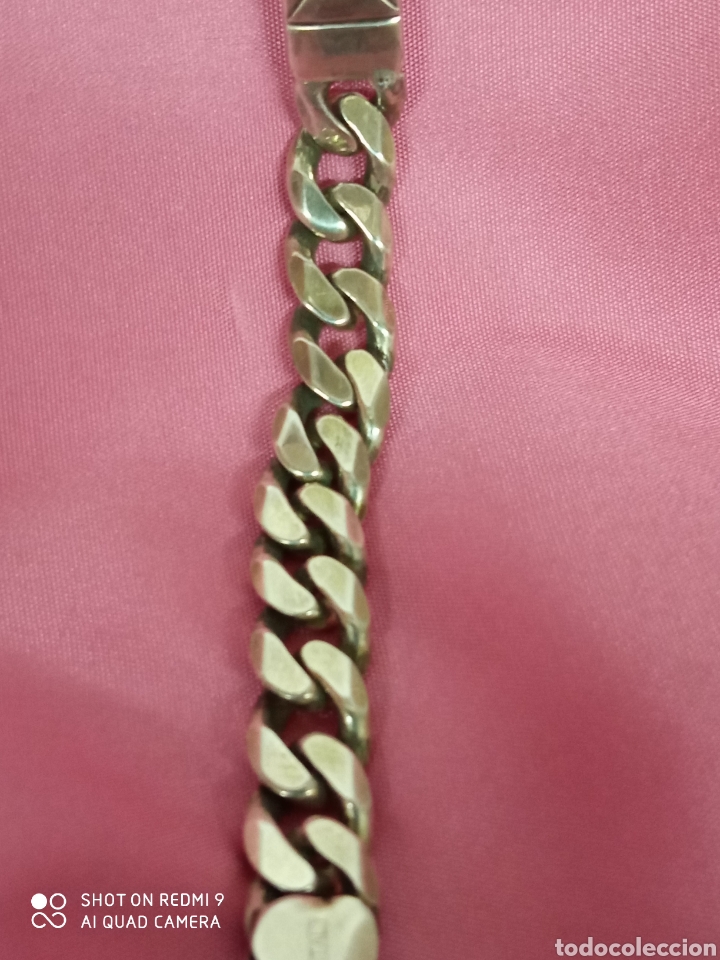 Antig&uuml;edades: Pulsera plata maciza 30grs. + - Foto 2