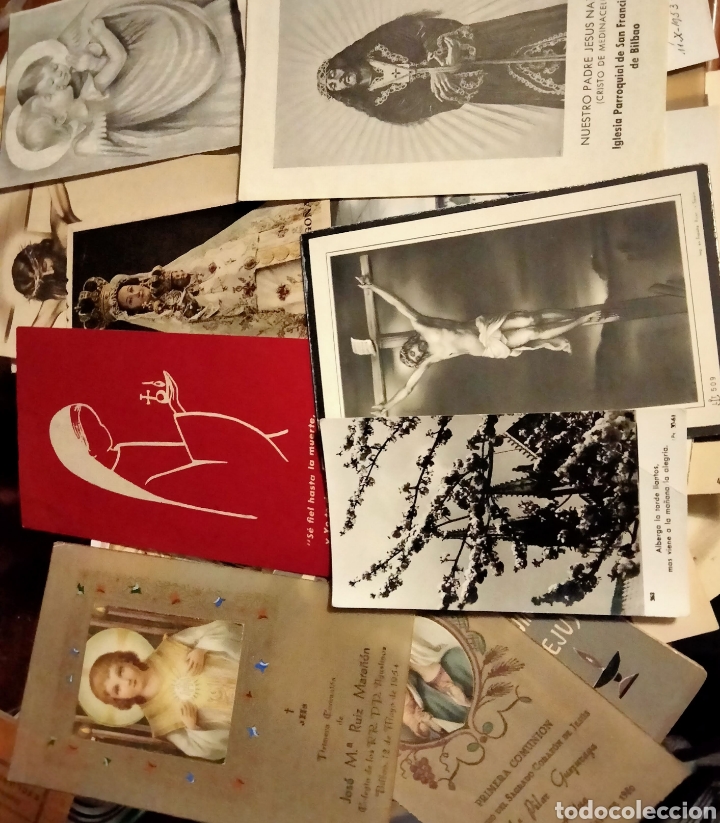 Antig&uuml;edades: Estampitas, recordatorios,, - Foto 11