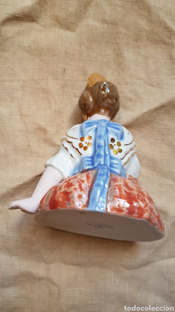 Antig&uuml;edades: Porcelana Arman Segorbe Fallera - Foto 2