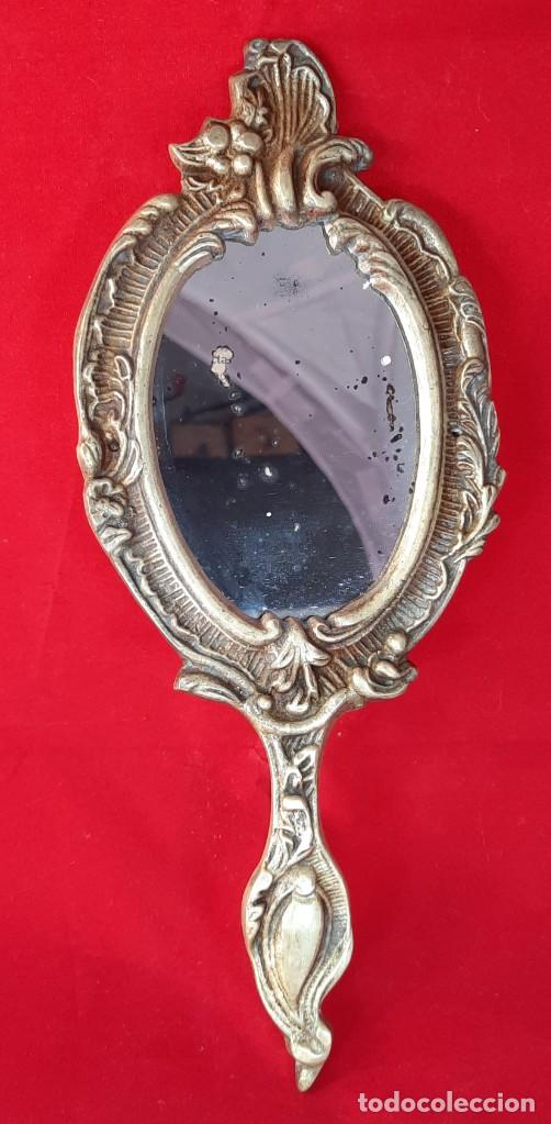 Antig&uuml;edades: ESPEJO DE MANO DE BRONCE pp. S. XX - Foto 1