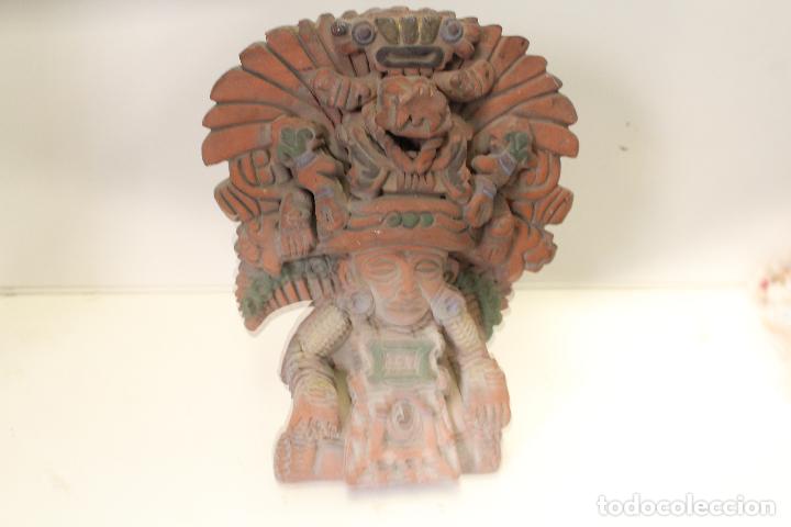 Antig&uuml;edades: figura azteca terracota - Foto 6