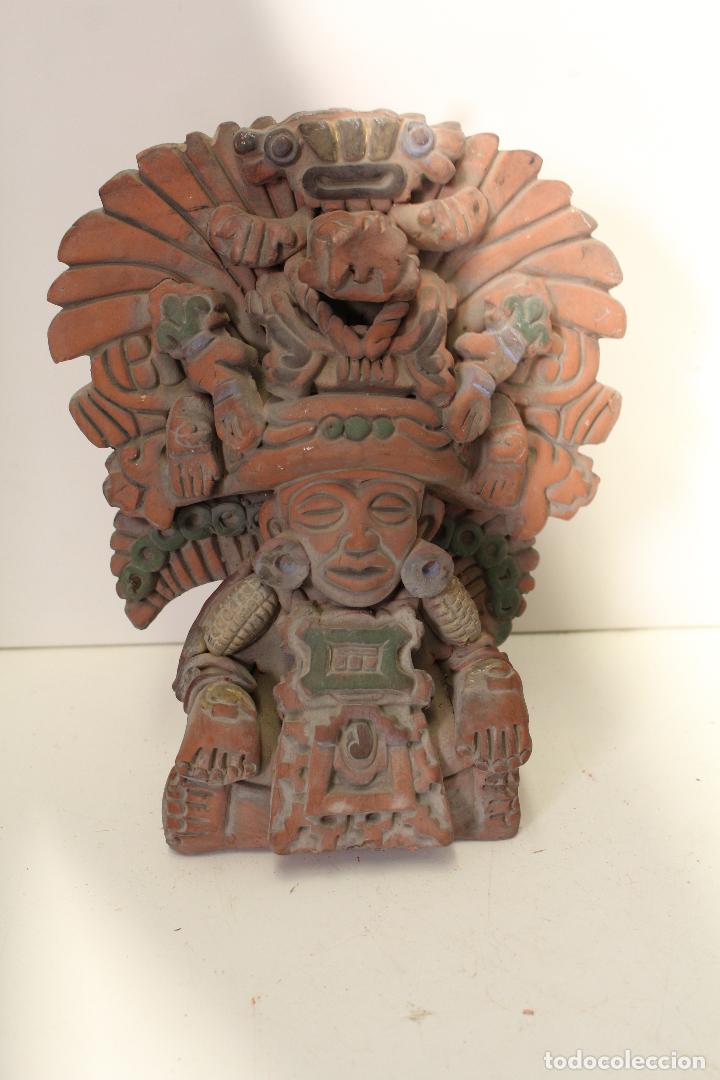 Antig&uuml;edades: figura azteca terracota - Foto 1