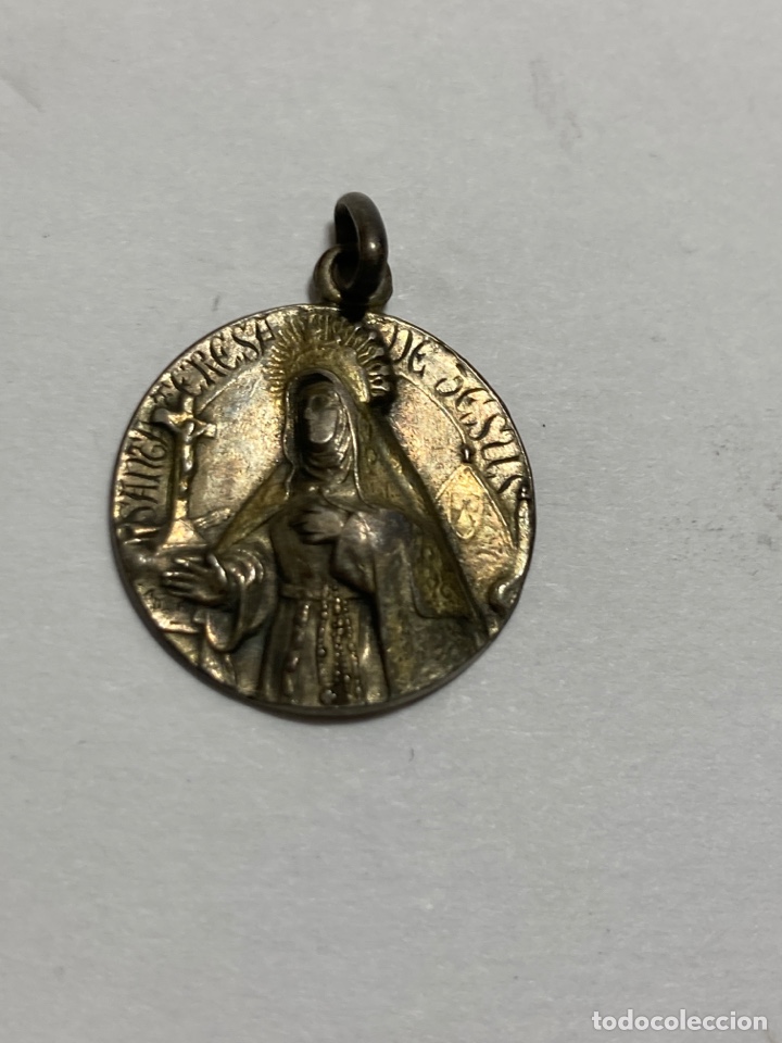 Antig&uuml;edades: Medalla de plata Religiosa - Foto 1