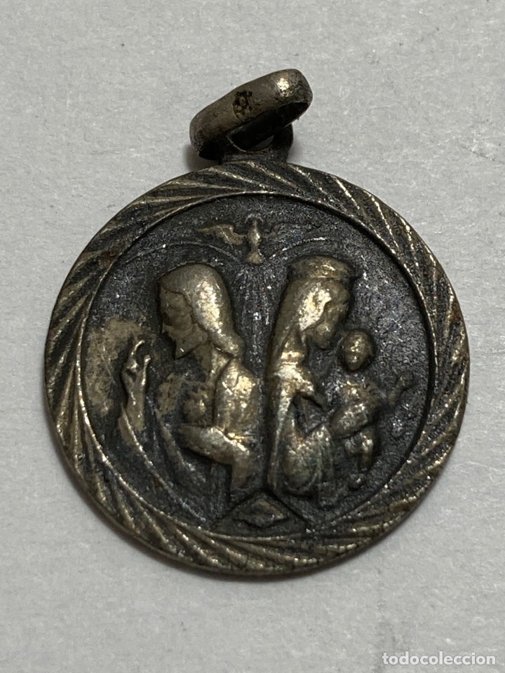 Antig&uuml;edades: Medalla de plata Religiosa - Foto 1